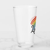 Een regenboog van liefde glas (Rechts)