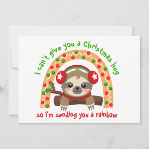 Een regenboogmeester voor je sturen feestdagenkaart