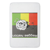 Een Reggae Nation badmat (grijs) (Voorkant Verticaal)
