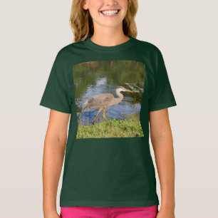 Een reiger t-shirt