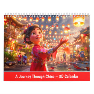 Een reis door China – 3D-kalender Kalender