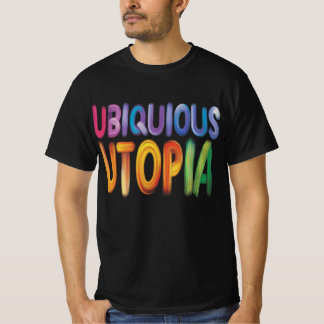 Een reis door de alomtegenwoordige utopie t-shirt