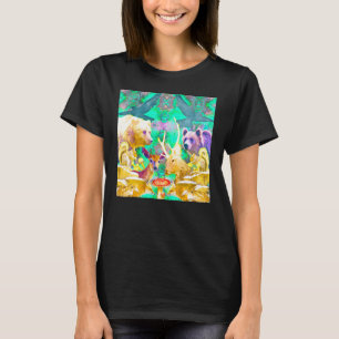 Een reis door de flora fauna Fungi T-shirt