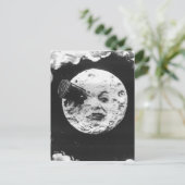 Een reis naar de maan briefkaart (Staand voorkant)