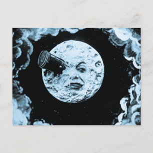 Een reis naar de maan briefkaart
