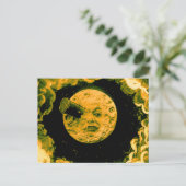 Een reis naar de maan briefkaart (Staand voorkant)