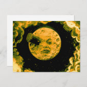 Een reis naar de maan briefkaart (Voorkant / Achterkant)