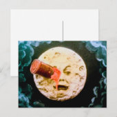 Een reis naar de maan briefkaart (Voorkant / Achterkant)