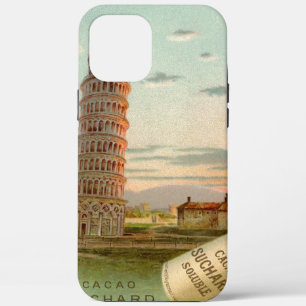 Een reis naar Italië Vintage Scheve toren van Pisa iPhone 12 Pro Max Hoesje