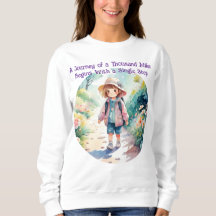 Een Reis Van Duizend Mijl Quote Cute T-Shirt