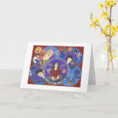 Een reis van het Leven Kaart (Gele Bloem)