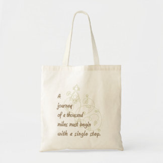 "Een reis..." Zen Proverb. Tote Bag