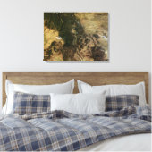 Een relatief duidelijke dag canvas afdruk (Insitu (Slaapkamer))