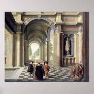 Een renaissance Hall Poster