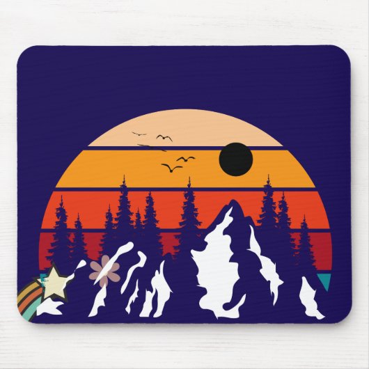 Een Retro Adventure Muismat (Voorkant)