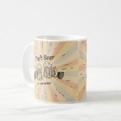 Een Retro Carft beer Koffiemok (Voorkant links)