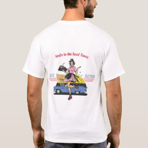 Een retro jaren 50 'Goede tijden' scène T-shirt