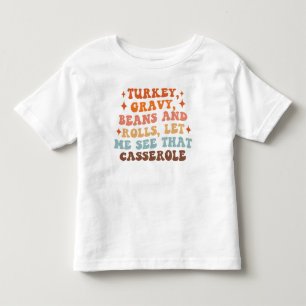Een Retro Thanksgiving Diner Kinder Shirts