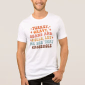 Een Retro Thanksgiving Diner Tri-Blend Shirt (Voorkant)