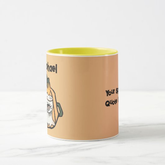 Een Retro Wood's Pumpkin's Spooky Eye Mok (Midden)