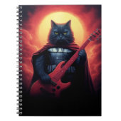 Een Riff dat de Kosmos Schudt | Galactische Kat Lo Notitieboek (Voorkant)