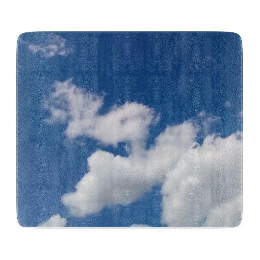 Een rij wolken snijplank (Voorkant)