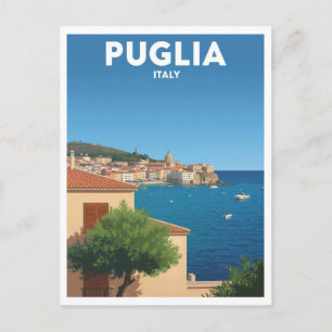 Een rit langs de kust door Puglia Briefkaart