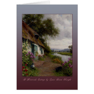 Een Riverside Cottage door Louis Aston Knight