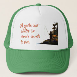 Een Rivier Geheimnisse Visser Trucker Hoed Pet