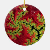 Een rivier loopt door het keramische decoratie (Achterkant)