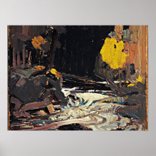 Een rivier, mooie kunst van Tom Thomson, Poster