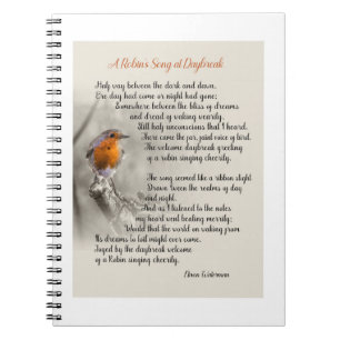 Een Robins lied bij het aanbreken van de dag - Ged Notitieboek