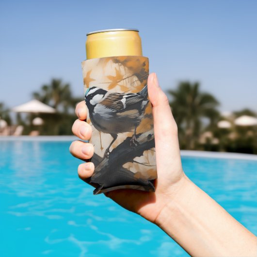 Een Robin's Serenade in het bladerdak, (Insitu Zwembad)