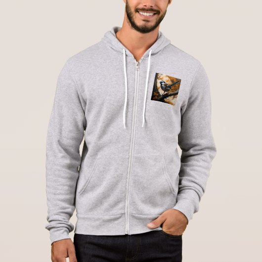 Een Robin's Serenade in het bladerdak, Hoodie (Voorkant)