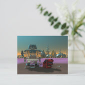 Een robot en Zijn Briefkaart van de Hond (Staand voorkant)