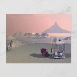 Een Robot en zijn hond 2 Briefkaart