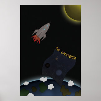 Een Rocket naar de maan Poster