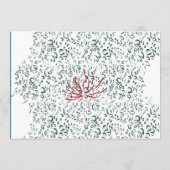 Een rode bloem op een zwarte achtergrond programma (Achterkant)