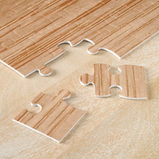 Een rode draak op bamboes als legpuzzel (Zijkant)