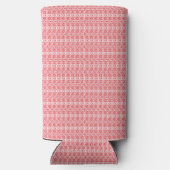 Een rode en witte achtergrond met een patroon (Achterkant)