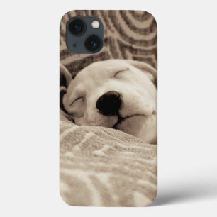Een rode hond iPhone 13 hoesje