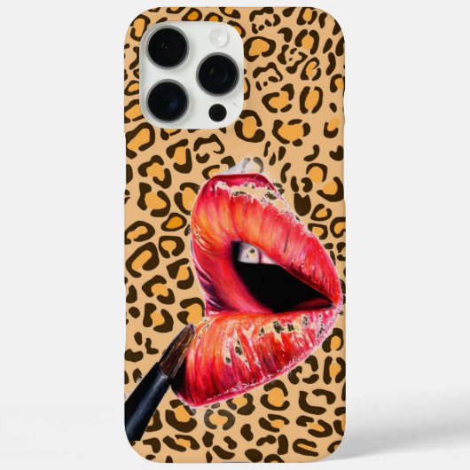 EEN RODE KUS OP DE TIJGER Case-Mate iPhone CASE (Achterkant)