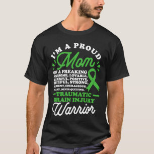Een rode mama traumatische hersenletsel, een TBI W T-shirt