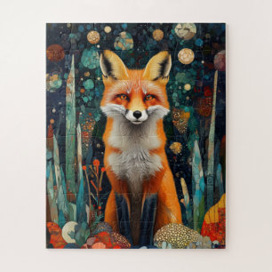 Een rode vos legpuzzel