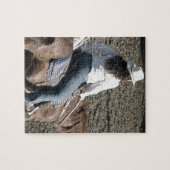 Een Rodeo Cowgirl Legpuzzel (Horizontaal)