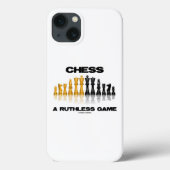 Een roerloos spel dat de schaakplaat weergeeft Case-Mate iPhone case (Achterkant)