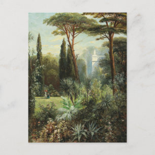 Een romantisch kasteelpark Franz Xaver Birkinger Briefkaart