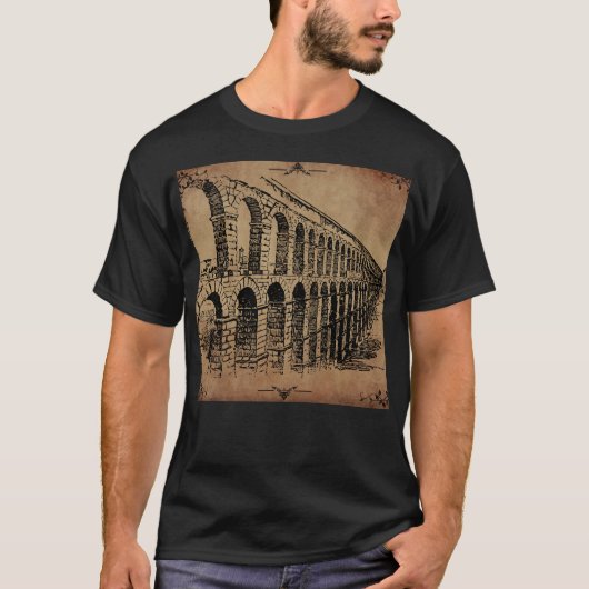 Een Romeins amfitheater koffie Mok Notitieboek T-shirt (Voorkant)
