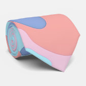 Een rommelig patroon van vlekken verf stropdas (Opgerold)