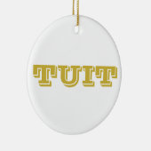 Een ronde set keramisch ornament (Rechts)